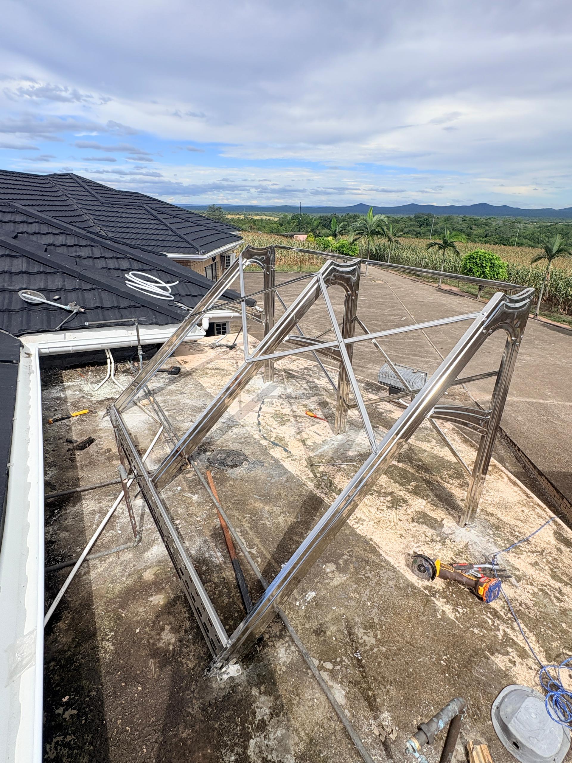 On-site installation work